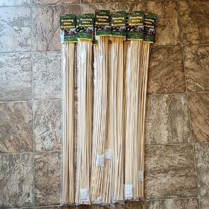 Roasting Sticks Bamboo Skewers - 10 Packs of Long Skewers